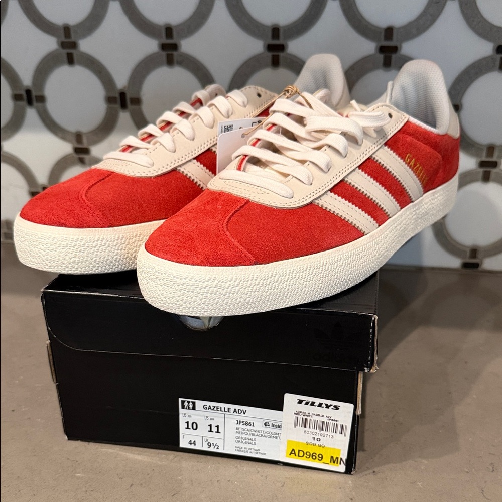 Adidas Gazelle ADV Scarlet Men's Sneakers